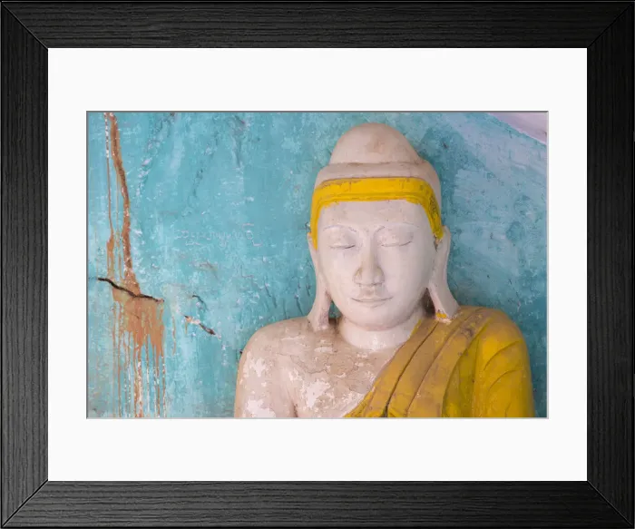 Framed Print : Detail of Buddha statue, Hpo Win Daung Caves (AKA Phowintaung Caves), Monywa Framed Print : Detail of Buddha statue, Hpo Win Daung Caves (AKA Phowintaung Caves), Monywa