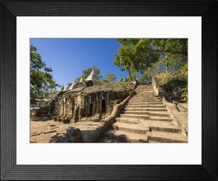 Framed Print : Hpo Win Daung Caves (AKA Phowintaung Caves), Monywa, Monywa Township, Monywa District Framed Print : Hpo Win Daung Caves (AKA Phowintaung Caves), Monywa, Monywa Township, Monywa District