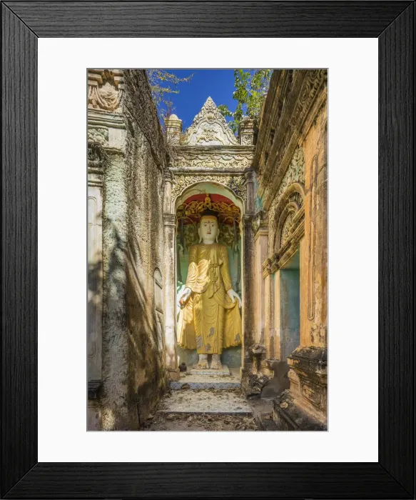 Framed Print : Standing Buddha statue, Hpo Win Daung Caves (AKA Phowintaung Caves), Monywa Framed Print : Standing Buddha statue, Hpo Win Daung Caves (AKA Phowintaung Caves), Monywa