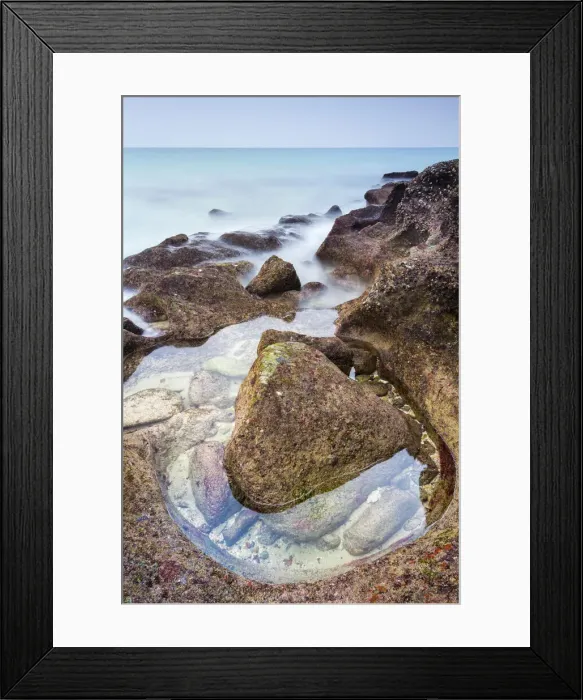 Framed Print : Rocky coastline against sky, Ras al Jinz, Ash Sharqiyah South Governorate, Oman Framed Print : Rocky coastline against sky, Ras al Jinz, Ash Sharqiyah South Governorate, Oman