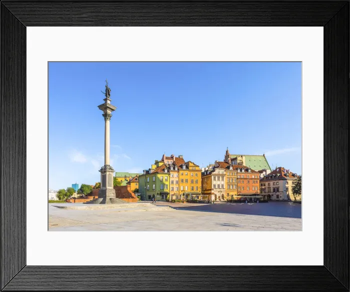 Framed Print : Sigismunds Column and buildings in Plac Zamkowy or Castle Square, Old Town, Warsaw Framed Print : Sigismunds Column and buildings in Plac Zamkowy or Castle Square, Old Town, Warsaw