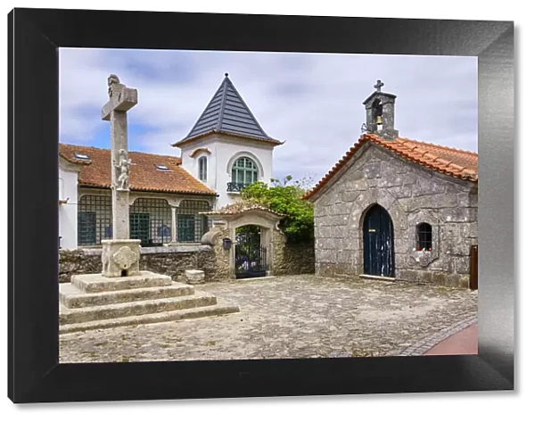 A quiet square in Seixas, a historic village near Caminha