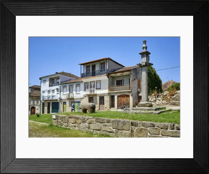 Framed Print : Torre de Dona Chama. Tras-os-Montes, Portugal