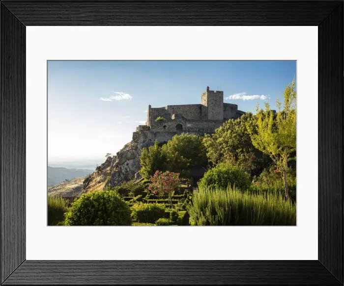 Framed Print : Portugal, Alentejo, Marvao. The walls of the ancient Moorish & medieval Crusader castle Framed Print : Portugal, Alentejo, Marvao. The walls of the ancient Moorish & medieval Crusader castle