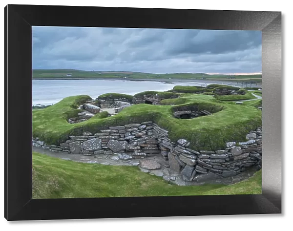 Neolithic settlement of Skara Brae in the Orkney Islands, Scotland