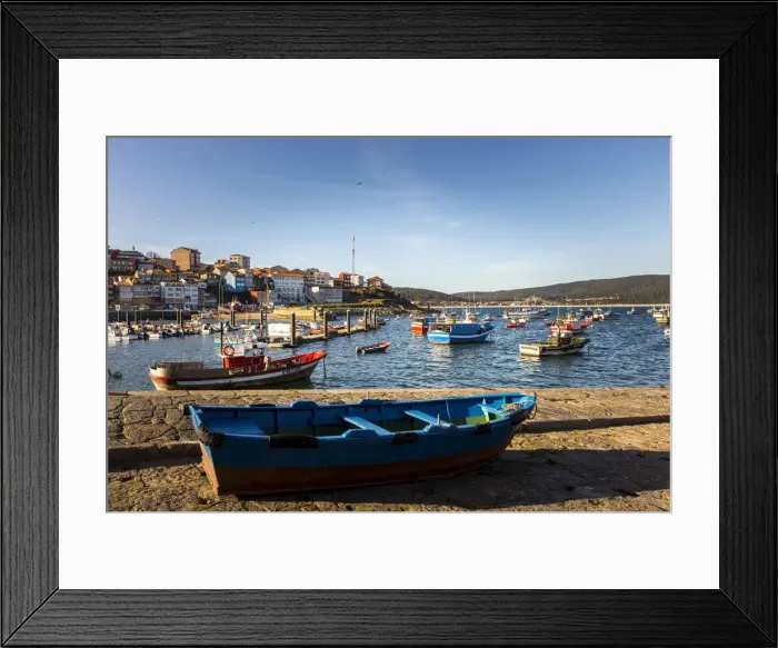 Framed Print : Spain, Galicia, Costa da Morte, Finisterre, Port of Finisterre Framed Print : Spain, Galicia, Costa da Morte, Finisterre, Port of Finisterre