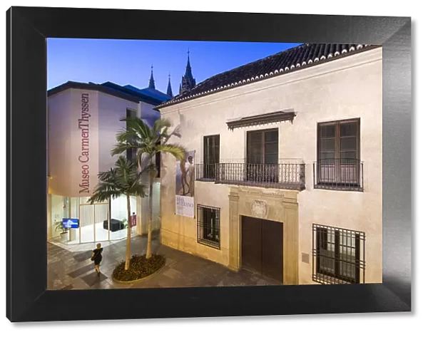 Spagna - Malaga - Facciata principale del Museo Carmen Thyssen