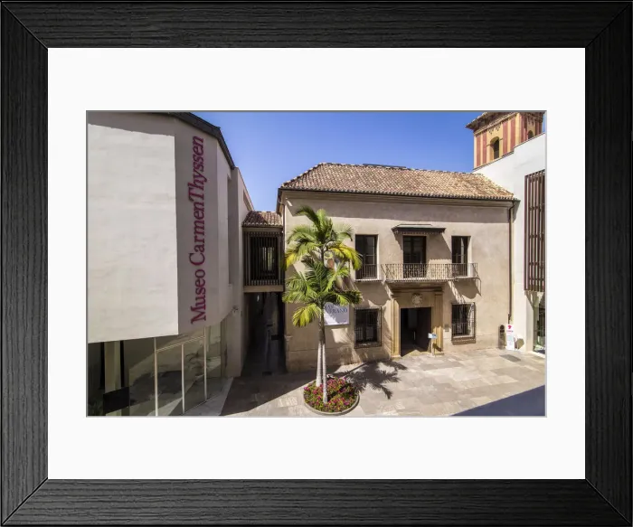 Framed Print : Spain, Andalucia, Maalaga, View of the main entrance of the Carmen Thyssen Museum Framed Print : Spain, Andalucia, Maalaga, View of the main entrance of the Carmen Thyssen Museum