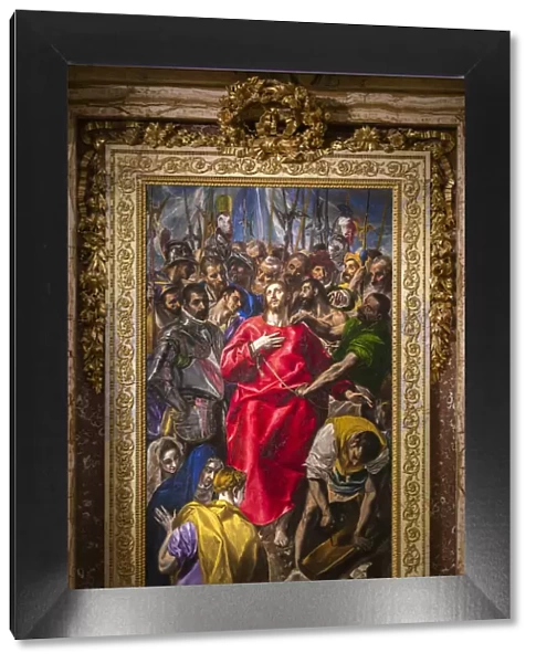 Spain, Castilla-La Mancaha, Toledos Cathedral, The Expolio by El Greco in the