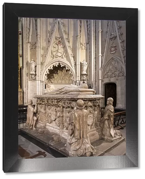 Spain, Castilla-La Mancaha, Toledos Cathedral, The tomb of Alvaro Luna in the
