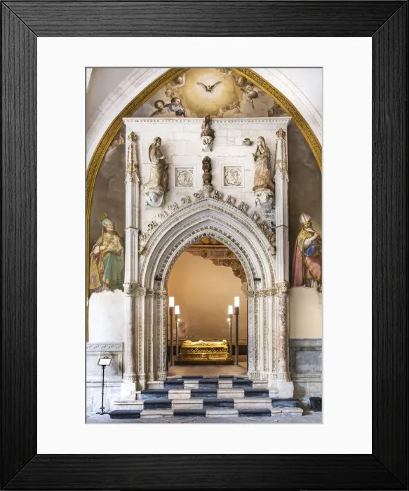 Framed Print : Spain, Castilla-La Mancaha, Toledos Cathedral, The entrance of San Blas chapel Framed Print : Spain, Castilla-La Mancaha, Toledos Cathedral, The entrance of San Blas chapel