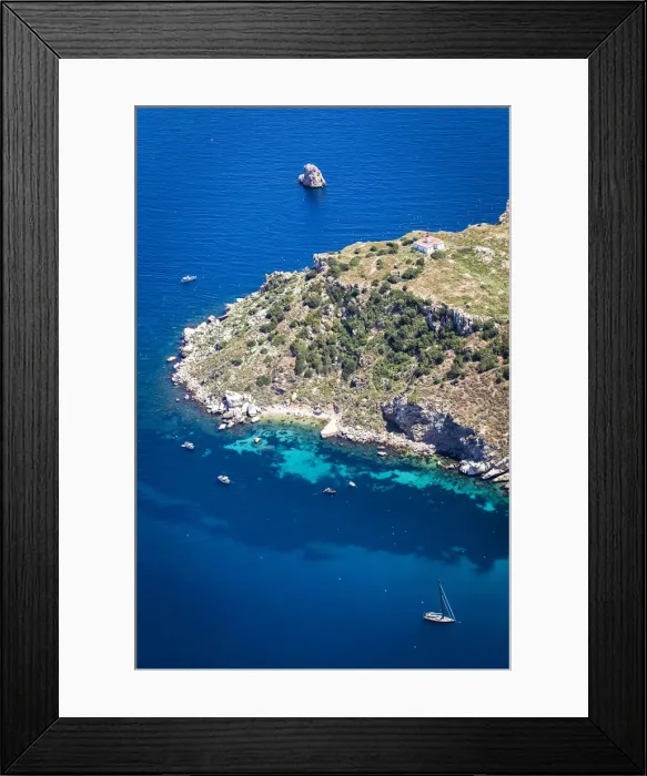 Framed Print : Europe, Spain, Catalonia, Costa Brava, L Estartit, Aerial view of the Medas Islands Framed Print : Europe, Spain, Catalonia, Costa Brava, L Estartit, Aerial view of the Medas Islands