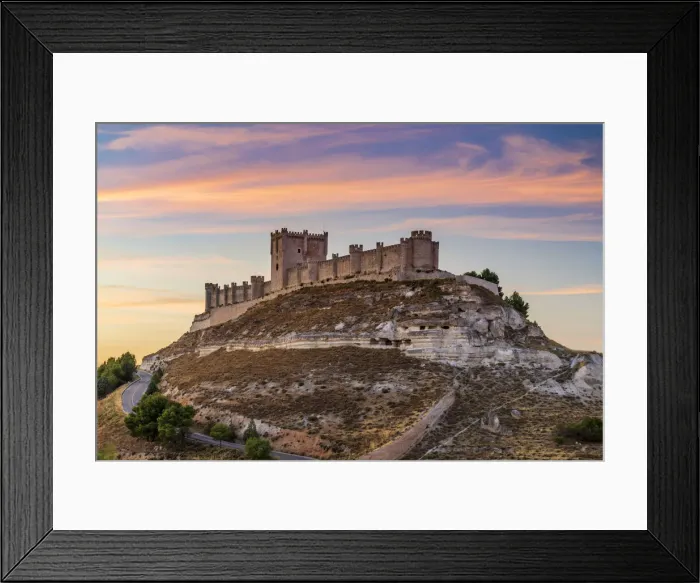 Framed Print : Castle of Penafiel, Penafiel, Castile and Leon, Spain Framed Print : Castle of Penafiel, Penafiel, Castile and Leon, Spain
