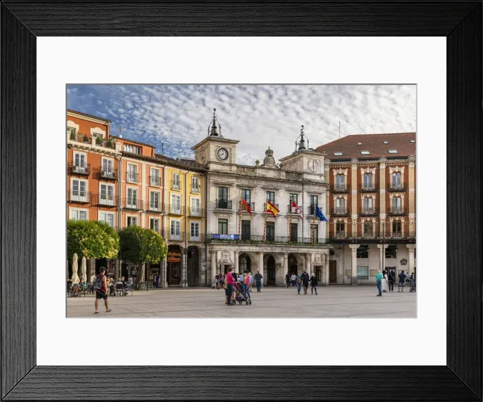 Framed Print : Plaza Mayor, Burgos, Castile and Leon, Spain