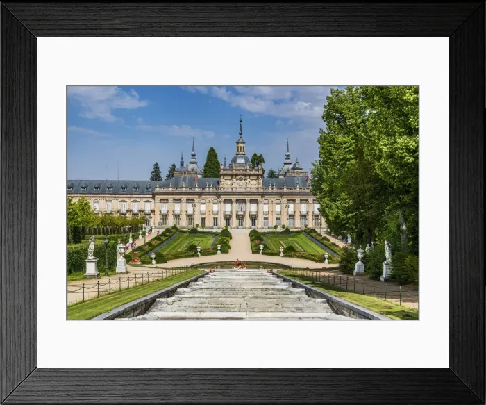 Framed Print : Royal Palace of La Granja de San Ildefonso, Segovia, Castile and Leon, Spain Framed Print : Royal Palace of La Granja de San Ildefonso, Segovia, Castile and Leon, Spain
