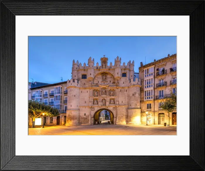 Framed Print : Arco de Santa Maria medieval gate, Burgos, Castile and Leon, Spain Framed Print : Arco de Santa Maria medieval gate, Burgos, Castile and Leon, Spain
