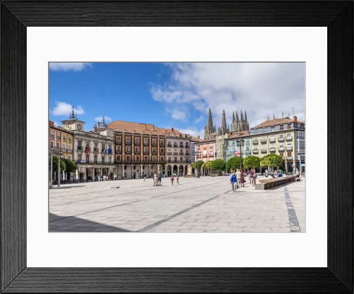 Framed Print : Plaza Mayor, Burgos, Castile and Leon, Spain