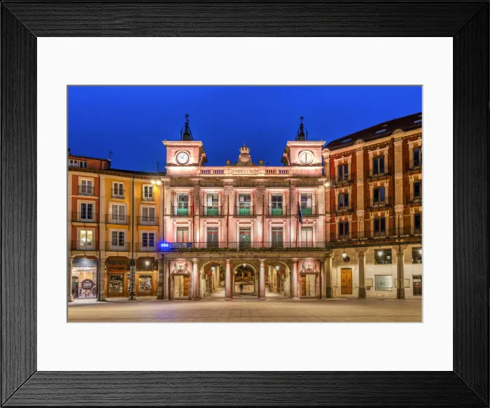 Framed Print : Town Hall, Plaza Mayor, Burgos, Castile and Leon, Spain Framed Print : Town Hall, Plaza Mayor, Burgos, Castile and Leon, Spain