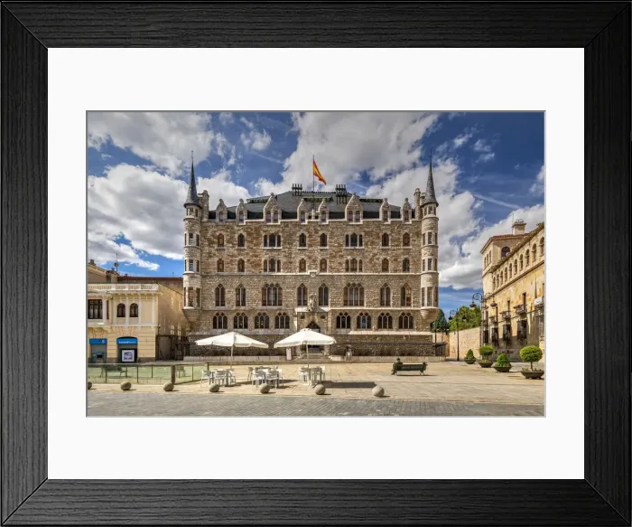 Framed Print : Casa Botines, Leon, Castile and Leon, Spain Framed Print : Casa Botines, Leon, Castile and Leon, Spain