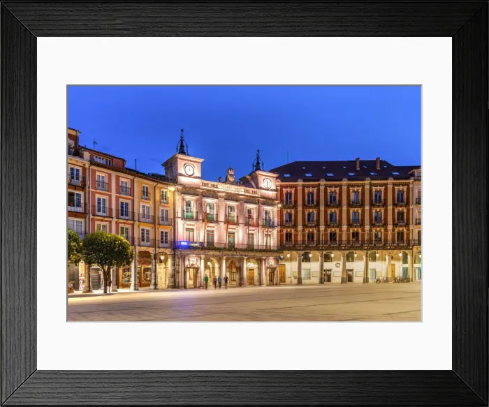 Framed Print : Plaza Mayor, Burgos, Castile and Leon, Spain Framed Print : Plaza Mayor, Burgos, Castile and Leon, Spain