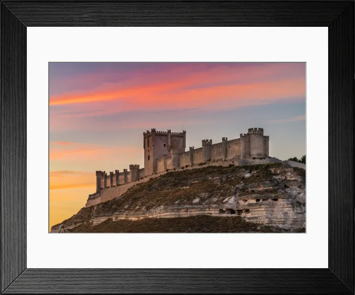 Framed Print : Castle of Penafiel, Penafiel, Castile and Leon, Spain Framed Print : Castle of Penafiel, Penafiel, Castile and Leon, Spain