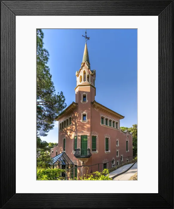 Framed Print : Gaudi House Museum, Park Guell, Barcelona, Catalonia, Spain Framed Print : Gaudi House Museum, Park Guell, Barcelona, Catalonia, Spain