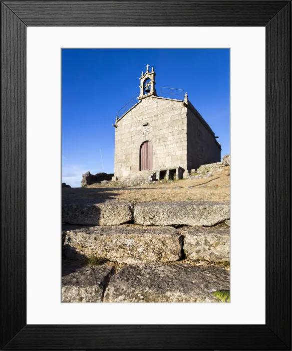 Framed Print : Spain, Galicia, Vigo, Nosa Senora hermitage on mount Alba Framed Print : Spain, Galicia, Vigo, Nosa Senora hermitage on mount Alba