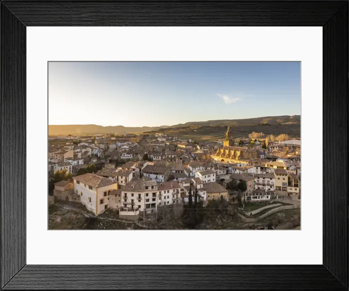 Framed Print : Spain, Aragon, Rubielos de Mora, View of Rubielos de Mora at sunset Framed Print : Spain, Aragon, Rubielos de Mora, View of Rubielos de Mora at sunset