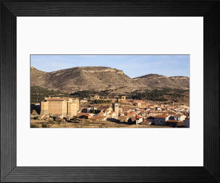 Framed Print : Spain, Aragon, Mora de Rubielos, View of the historical centre of Mora de Rubielos Framed Print : Spain, Aragon, Mora de Rubielos, View of the historical centre of Mora de Rubielos