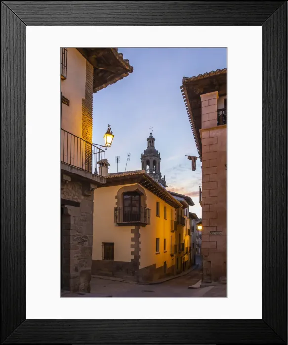 Framed Print : Spain, Aragon, Rubielos de Mora, Partial view of the Igual y Gil Framed Print : Spain, Aragon, Rubielos de Mora, Partial view of the Igual y Gil