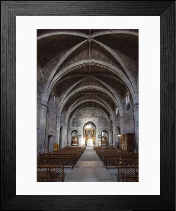 Framed Print : Spain, Aragon, Mora de Rubielos, Nave of Sant Marys church in Mora de Rubielos Framed Print : Spain, Aragon, Mora de Rubielos, Nave of Sant Marys church in Mora de Rubielos