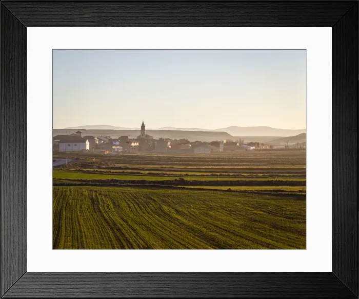 Framed Print : Spain, Aragon, Celadas, Morning mist in Celadas Framed Print : Spain, Aragon, Celadas, Morning mist in Celadas