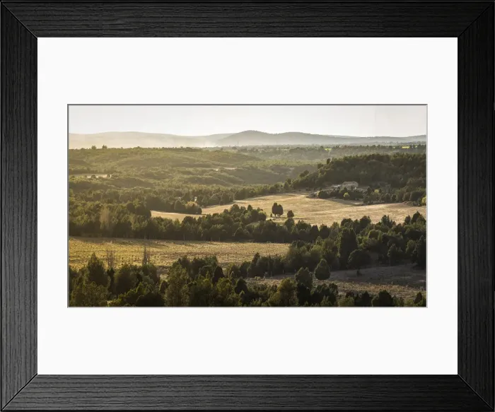 Framed Print : Spain, Aragon, Valbona, Landscape from the Masaia Rio Pilas estate Framed Print : Spain, Aragon, Valbona, Landscape from the Masaia Rio Pilas estate