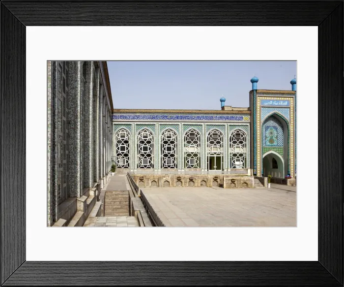 Framed Print : Interior courtyard of a Mosque in Dushanbe, Tajikistan Framed Print : Interior courtyard of a Mosque in Dushanbe, Tajikistan