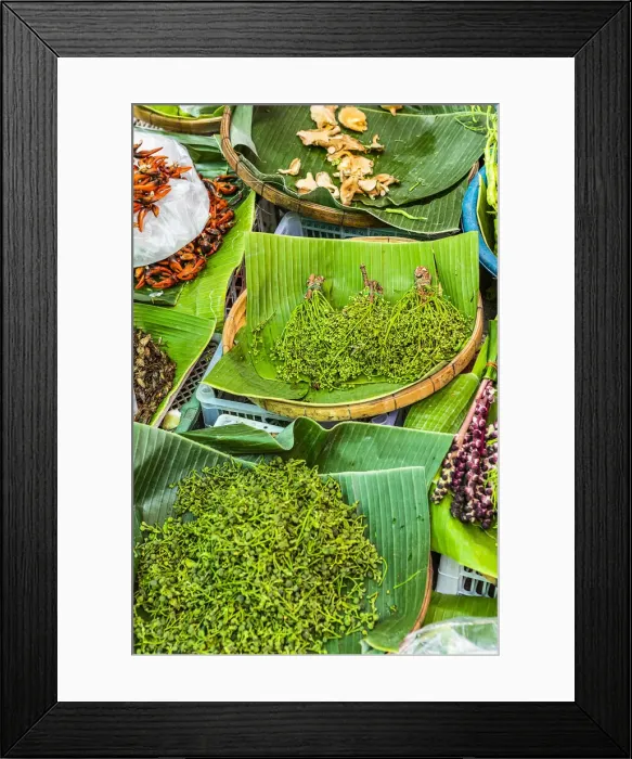Framed Print : Mueang Mai Market, Chiang Mai, Northern Thailand, Thailand