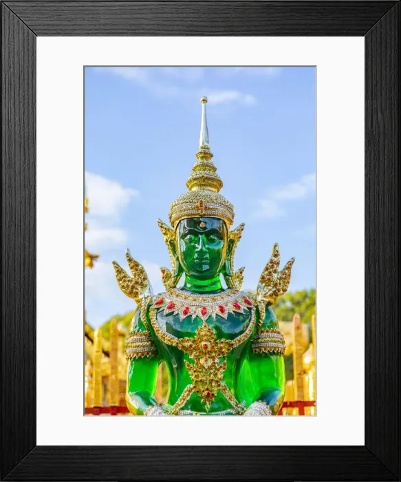 Framed Print : Emerald Buddha statue in Wat Phra That Doi Suthep, Chiang Mai, Northern Thailand Framed Print : Emerald Buddha statue in Wat Phra That Doi Suthep, Chiang Mai, Northern Thailand
