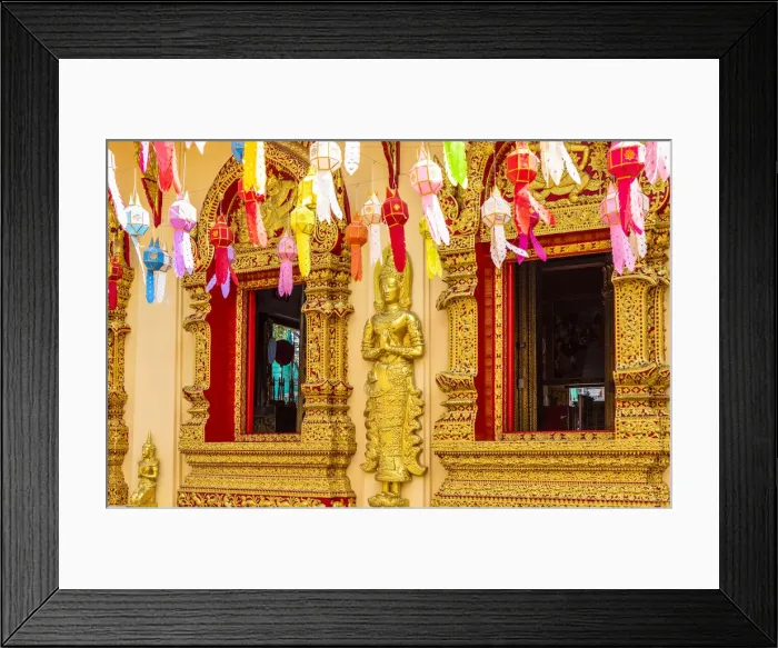 Framed Print : Wat Phan On temple complex, Chiang Mai, Northern Thailand, Thailand Framed Print : Wat Phan On temple complex, Chiang Mai, Northern Thailand, Thailand