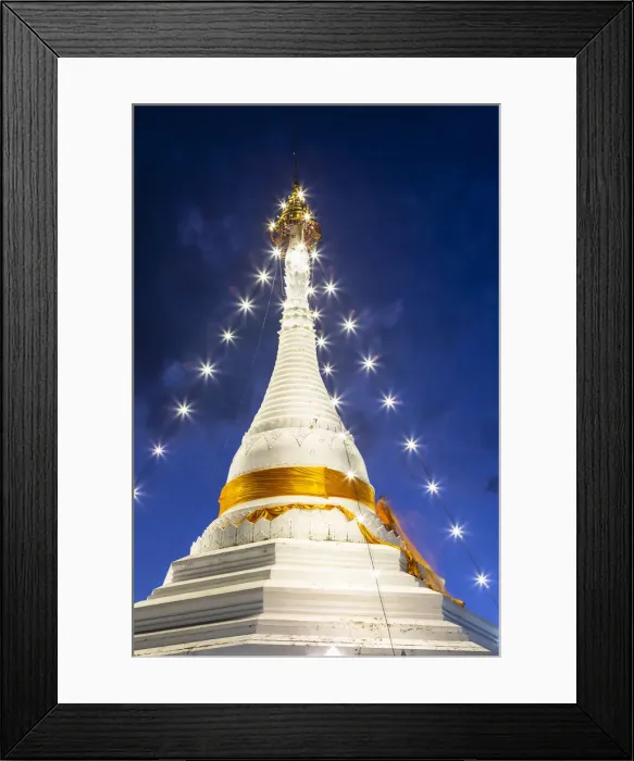 Framed Print : Wat Phrathat Doi Kongmu, Mae Hong Son, Northern Thailand, Thailand Framed Print : Wat Phrathat Doi Kongmu, Mae Hong Son, Northern Thailand, Thailand