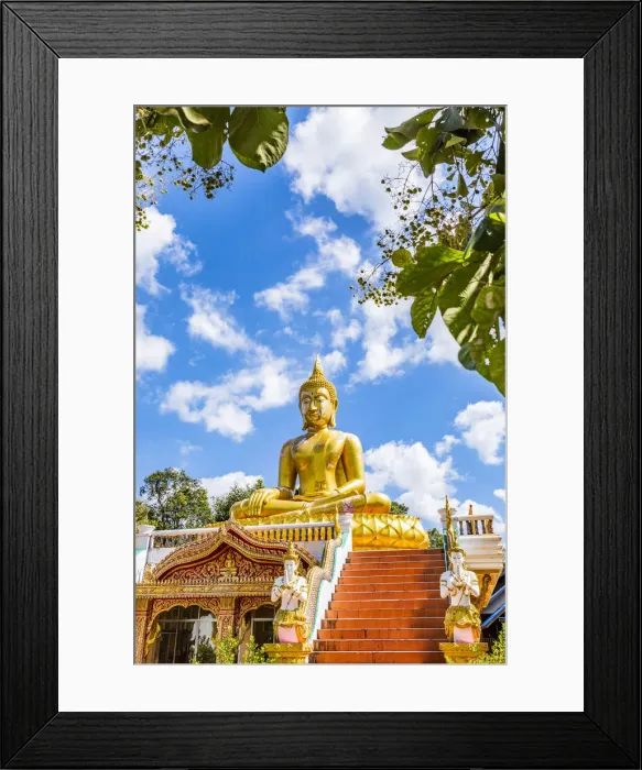 Framed Print : A buddhist temple high in the mountains in Pai, Mae Hong Son province, Northern Thailand Framed Print : A buddhist temple high in the mountains in Pai, Mae Hong Son province, Northern Thailand