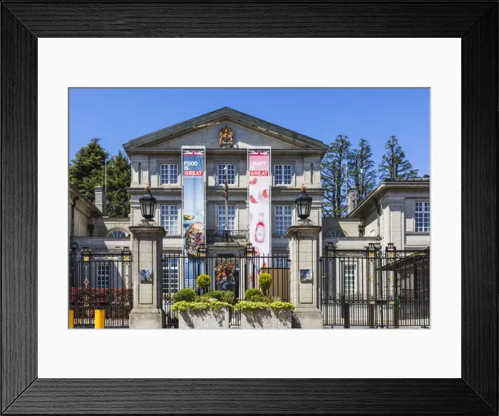 Framed Print : Japan, Honshu, Tokyo, British Embassy Building Framed Print : Japan, Honshu, Tokyo, British Embassy Building
