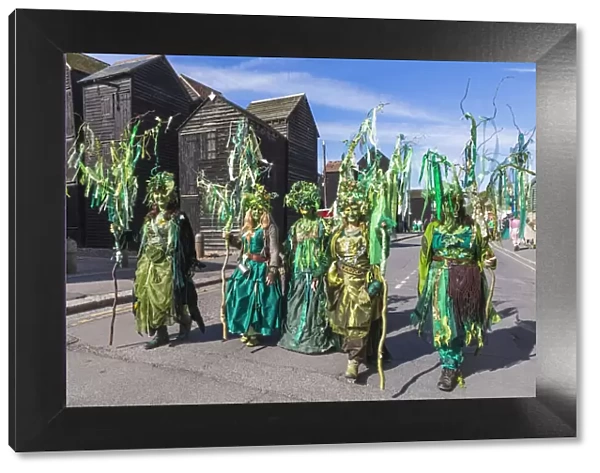 England, East Sussex, Hastings, The Annual Traditional Jack in the Green Festival aka The