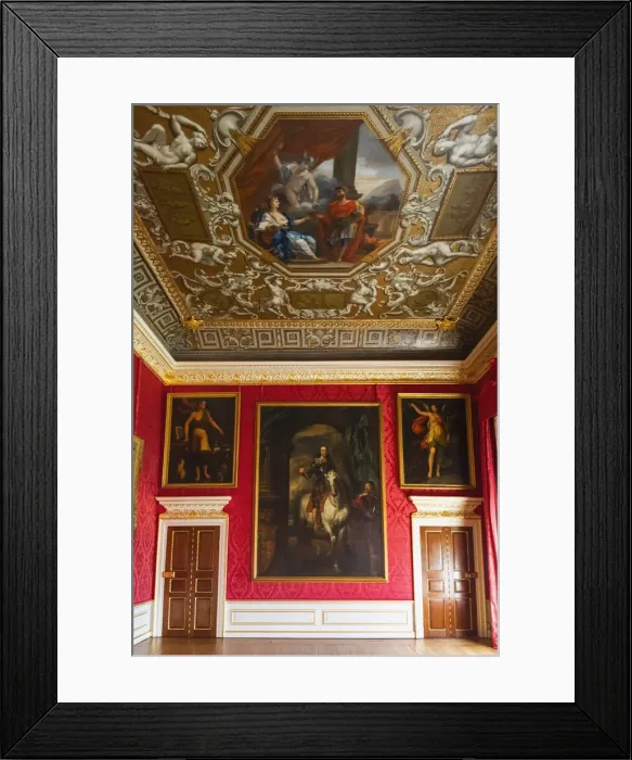 Framed Print : England, London, Kensington, Kensington Palace, The Kings State Apartments Framed Print : England, London, Kensington, Kensington Palace, The Kings State Apartments