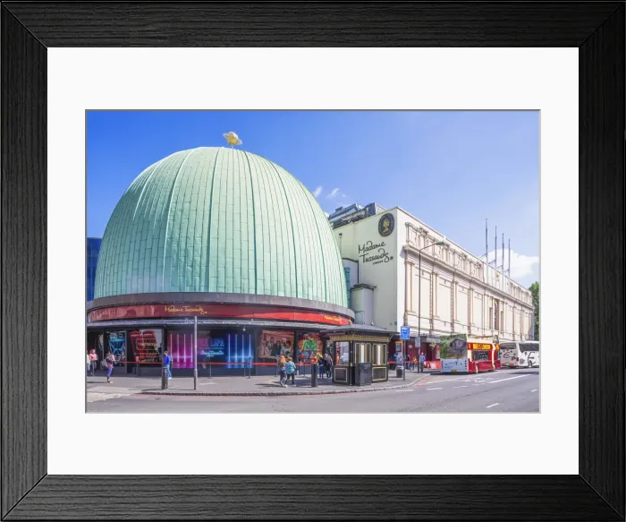 Framed Print : England, London, Marylebone, Exterior View of Madam Tussauds