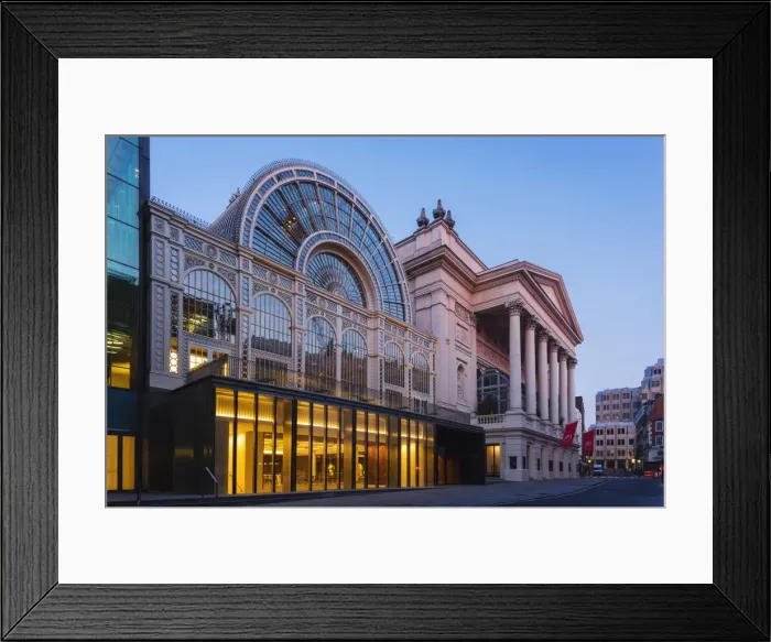 Framed Print : England, London, Covent Garden, The Royal Opera House at Night Framed Print : England, London, Covent Garden, The Royal Opera House at Night