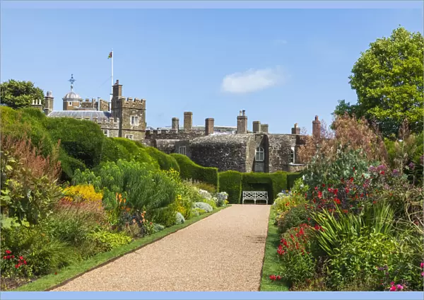 England, Kent, Deal, Walmer, Walmer Castle, Gardens and Castle