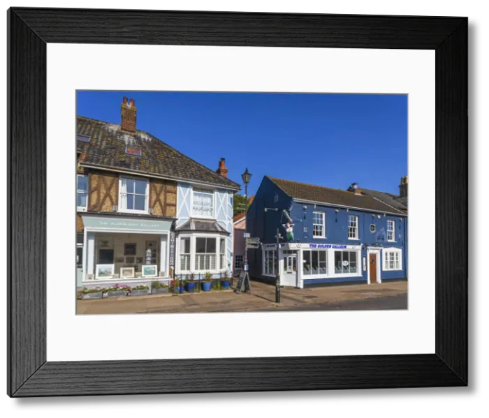 Framed Print : England, Suffolk, Aldeburgh, High Street Shops Framed Print : England, Suffolk, Aldeburgh, High Street Shops