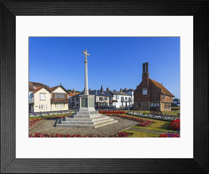 Framed Print : England, Suffolk, Aldeburgh, War Memorial Garden and Aldeburgh Museum Framed Print : England, Suffolk, Aldeburgh, War Memorial Garden and Aldeburgh Museum
