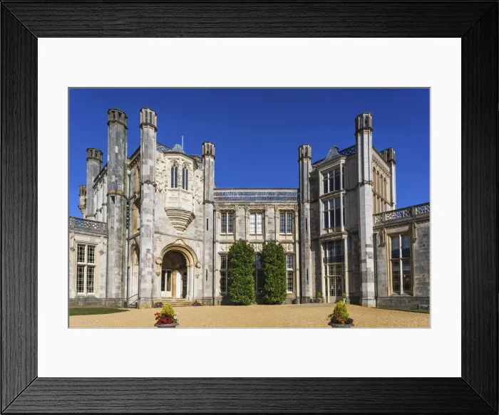 Framed Print : England, Dorset, Bournmouth, Christchurch, Highcliffe, Highcliffe Castle