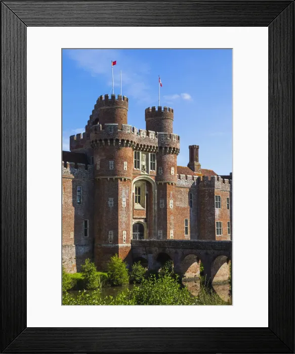 Framed Print : England, East Sussex, Hailsham, Herstmonceux, Herstmonceux Castle Framed Print : England, East Sussex, Hailsham, Herstmonceux, Herstmonceux Castle