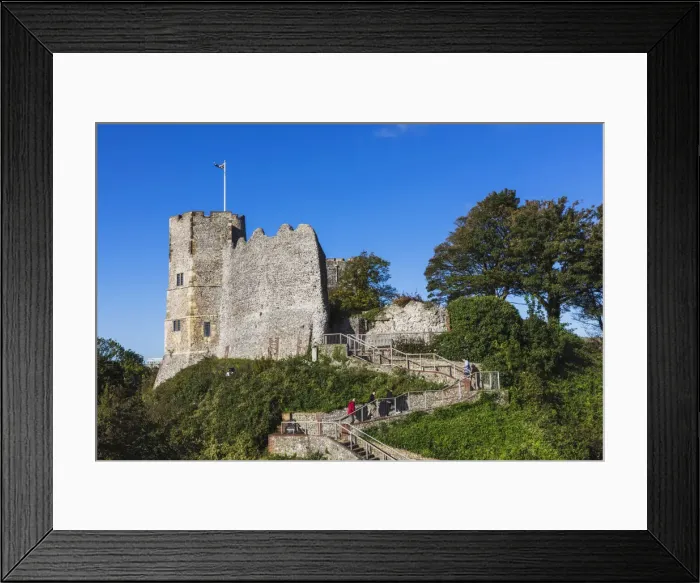 Framed Print : England, East Sussex, Lewes, Lewes Castle Framed Print : England, East Sussex, Lewes, Lewes Castle